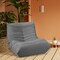 Memory Foam Tufted Lazy Caterpillar Sofa For Reading Room, Game Room, Living Room, Bedroom, Apartment, Lounge, Office